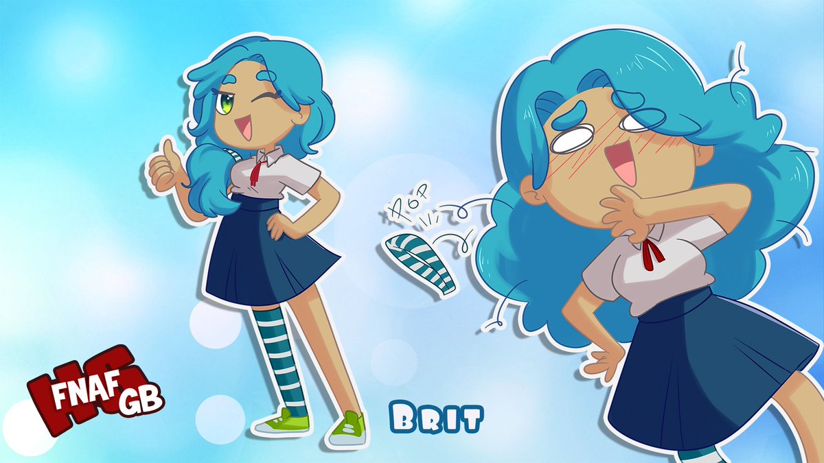 Bueno pues les presento a BRIT! GenderBender de Bon #fnafhs, Super segura y coqueta, pero cuando se pone nerviosa se le esponja tanto el pelo que se le cae el lazo😝
-3000 RT Para ver a Chica y Golden GB