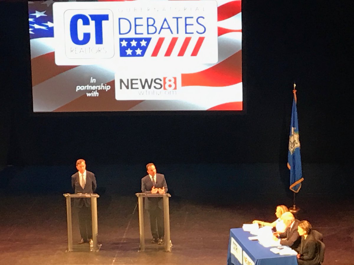 #nhv hosts Democratic Candidates for Governor Ned Lamont and Joe Ganim at the famous ⁦@ShubertTheater⁩ - ⁦supporting cities and supporting  everything from tech entrepreneurs to talent looking for jobs came up. #GSCIA