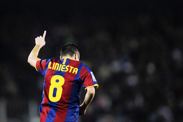 andres iniesta jersey number