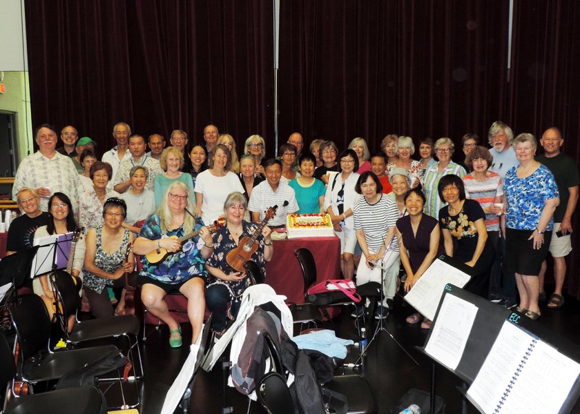 CutieCircle's tweet photo. Cutie Circle turned 4 on Sunday! A #ukulele party of strumming, singing and eating ensued! Thanks to all in @cityofcoquitlam @EvergreenArts @CityofPoCo @CityofPoMo for supporting the Cuties! #UkeOn everyone! https://t.co/x9HO19HhG9