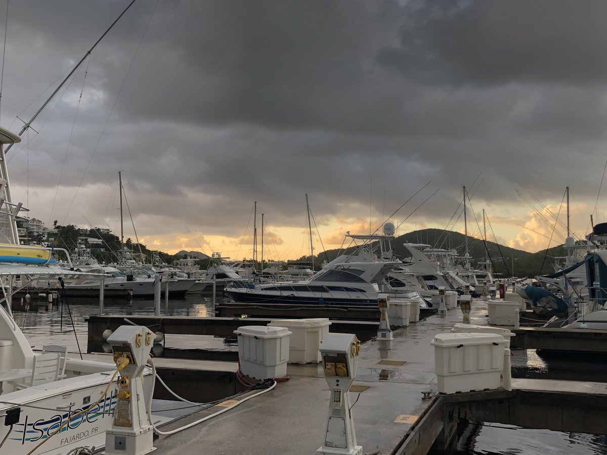 Sunset after a squall