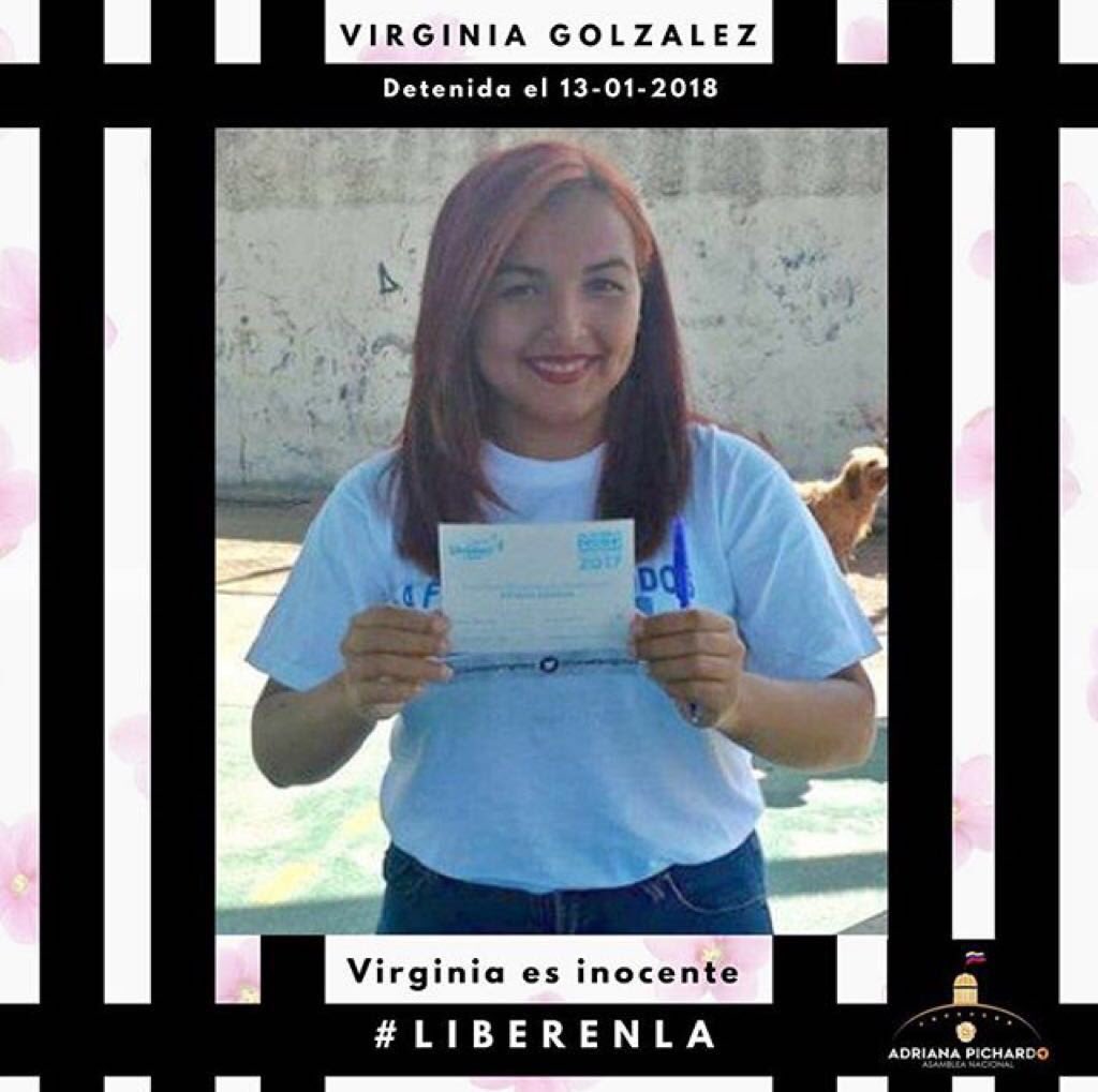 RT apichardob: #Aragua exige #LibertadPlena para Rosa Virginia quien cumple 6 meses de su INJUSTA detención quienes la conocemos sabemos que es una joven luchadora y de bien que NO merece lo que está viviendo #BastaYa #LiberenARosa ella es inocente