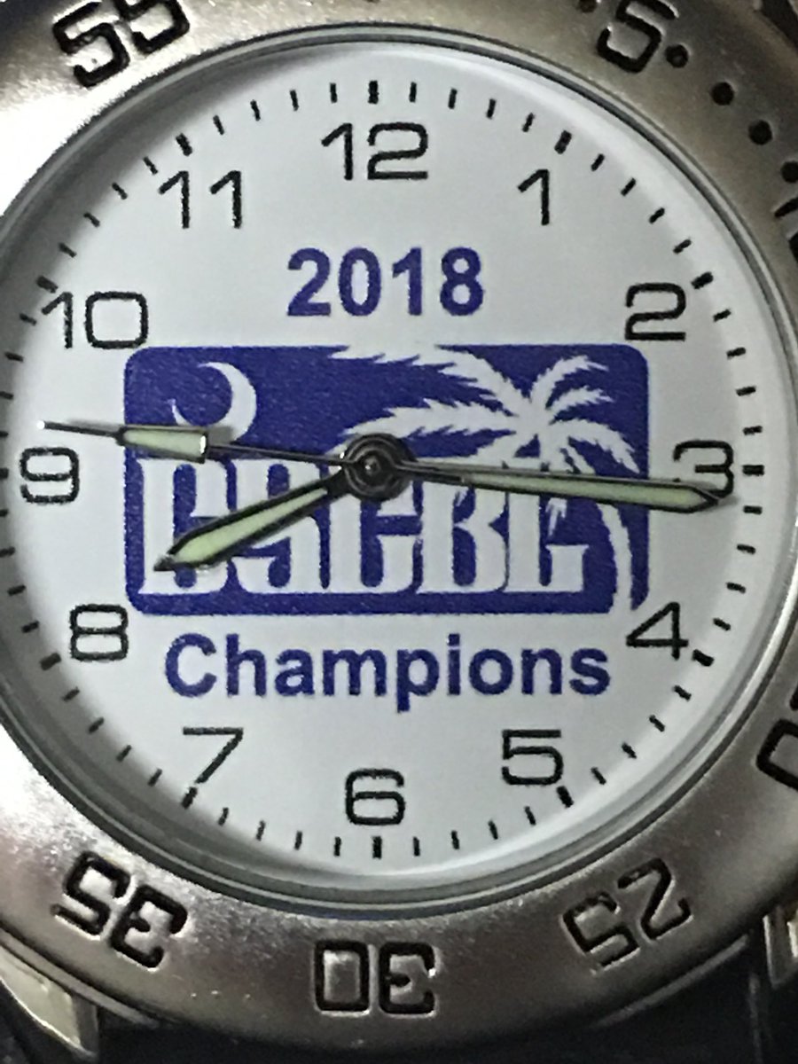 CSCBL_baseball's tweet photo. What team is wearing the bling tomorrow???? &amp; who’s taking home this gorgeous MVP bat???

CSCBL CHAMPIONSHIP GAME-
Tomorrow @ 11:00 am Eastern time. Myrtle Beach vs Little River https://t.co/9GDNVrJCV3