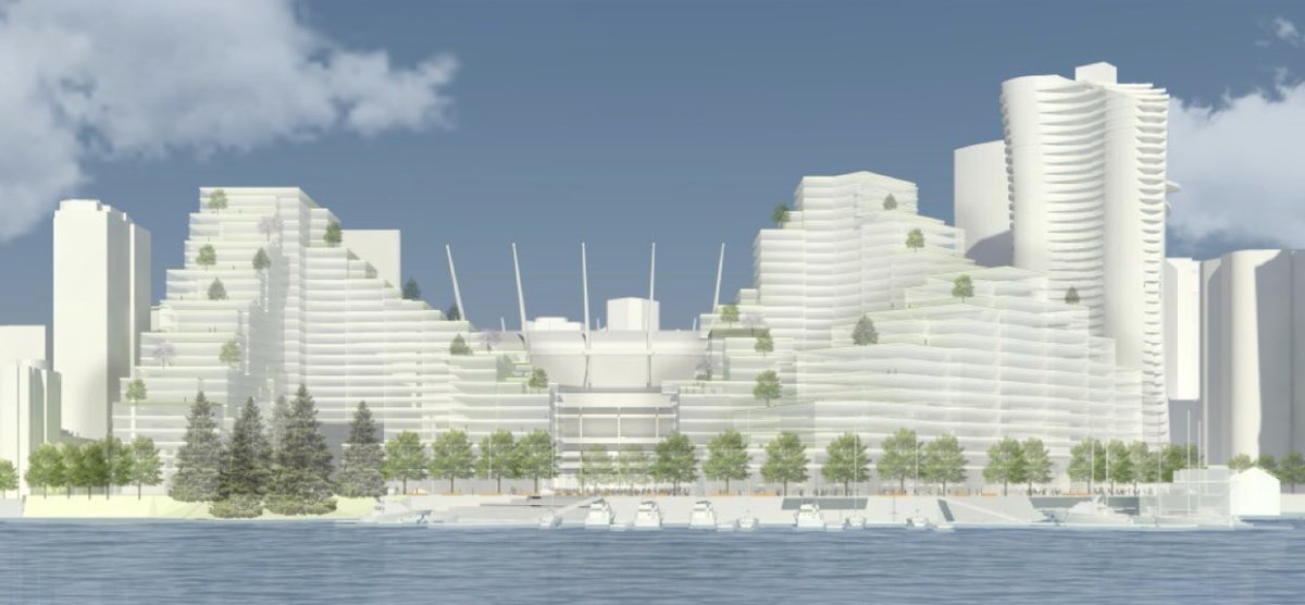 BrentToderian's tweet photo. I’ve been gone from #Vancouver city hall for over 6 years. Tonight is the 1st time I’ll be presenting to Council as a citizen in opposition to an application. The proposed #PlazaOfNations redevelopment on the waterfront/Seawall is just too massive. #DensityDoneWell #NEFCPlan https://t.co/viF1fNol3P