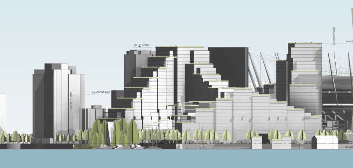 BrentToderian's tweet photo. I’ve been gone from #Vancouver city hall for over 6 years. Tonight is the 1st time I’ll be presenting to Council as a citizen in opposition to an application. The proposed #PlazaOfNations redevelopment on the waterfront/Seawall is just too massive. #DensityDoneWell #NEFCPlan https://t.co/viF1fNol3P