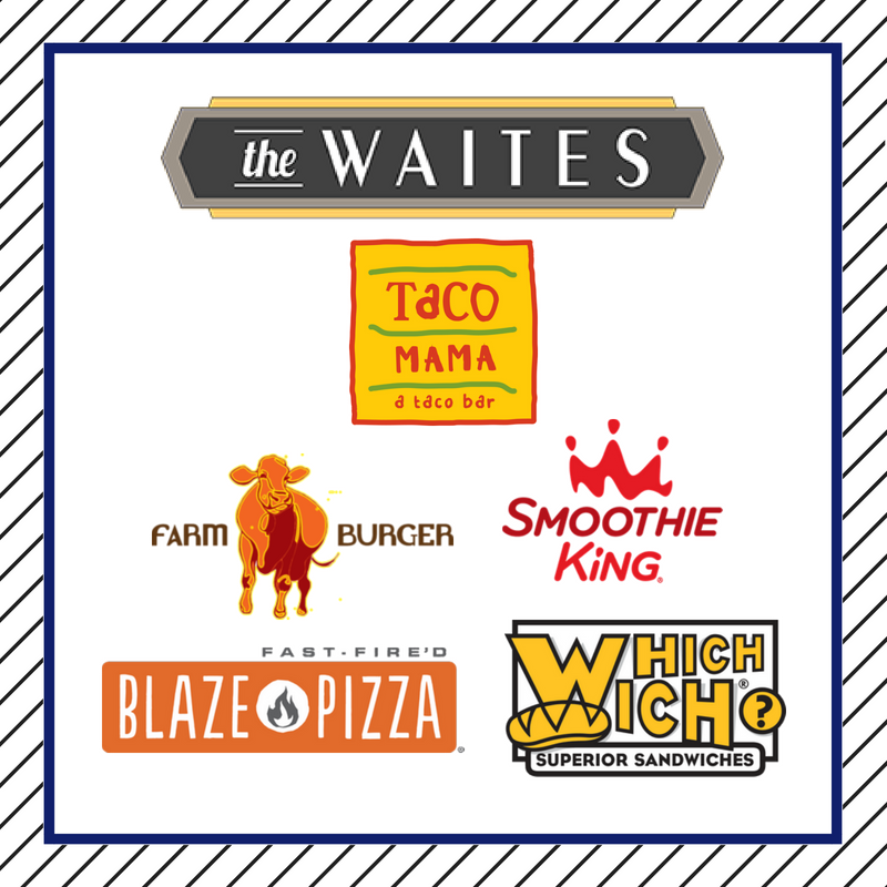 Heading to <a href="/SlossFest/">Sloss Music & Arts Festival</a> this weekend? Stop by #TheWaitesBham for grub before! Pizza, burgers, tacos, sandwiches or smoothies - there's something for every music lover. 🍕 🌮 🍔 🌯 🎵  #SlossFest