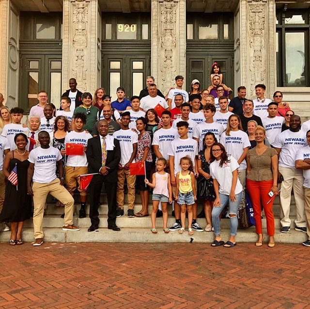 investnewark's tweet photo. Farewell and good luck! @CityofNewarkNJ sent #Newark high school students to China to further our sister city relationship with Zunyi, play soccer and develop life long memories. We are beyond proud we were able to help and make this happen!
#cityofnewark #ncedc #newarkyouth https://t.co/s3AUvIy13D