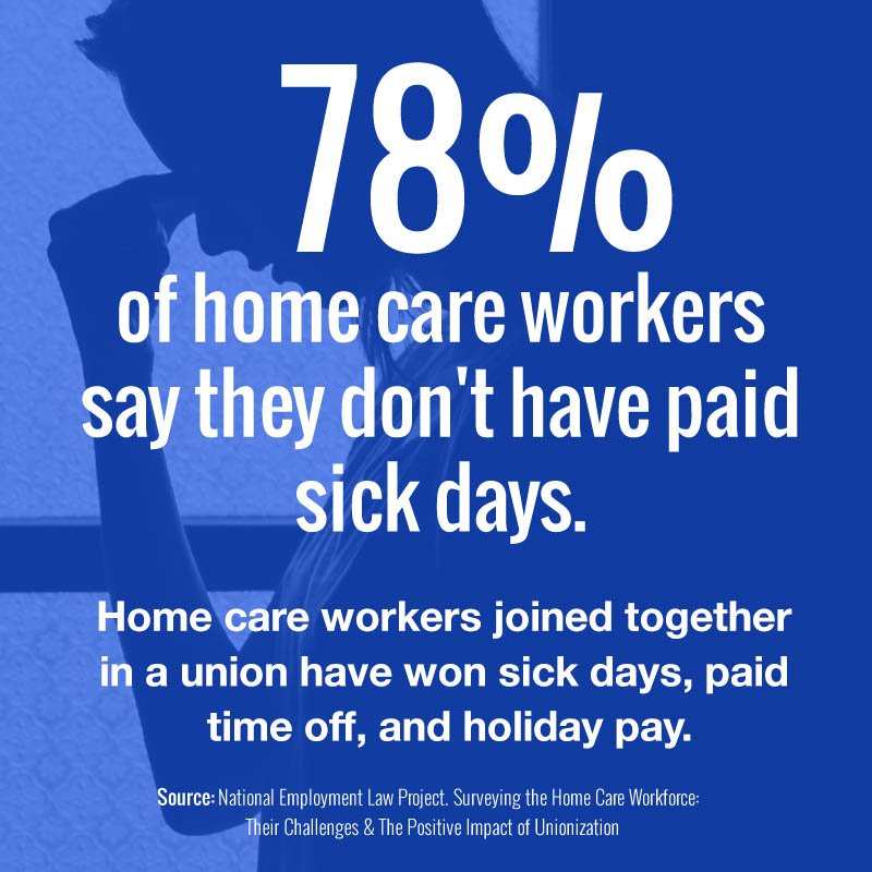 Just like teachers, firefighters or police officers, home care workers have the right to choose to join a union and improve their working conditions. Stand with home care workers! Take action: seiu.org/RiseUpHomeCare