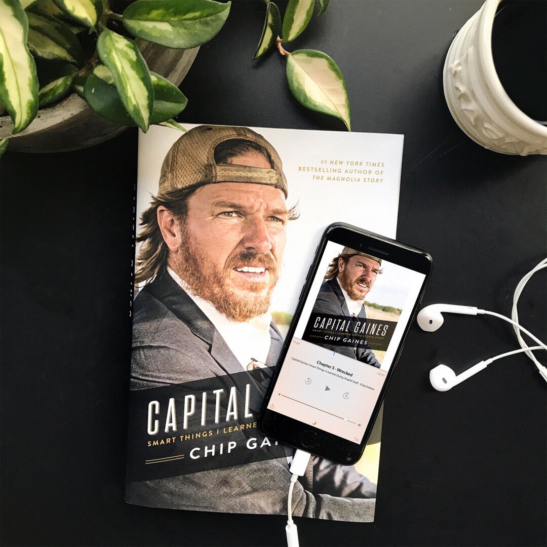 magnolia's tweet image. “Perhaps you can’t quit your day job, and I understand that. But never, ever quit your day dream.” - @chipgaines || Pack your bags &amp;amp; take Capital Gaines on the road this weekend! Order your copy or download the audiobook here: magno.li/capitalgaines #CapitalGaines