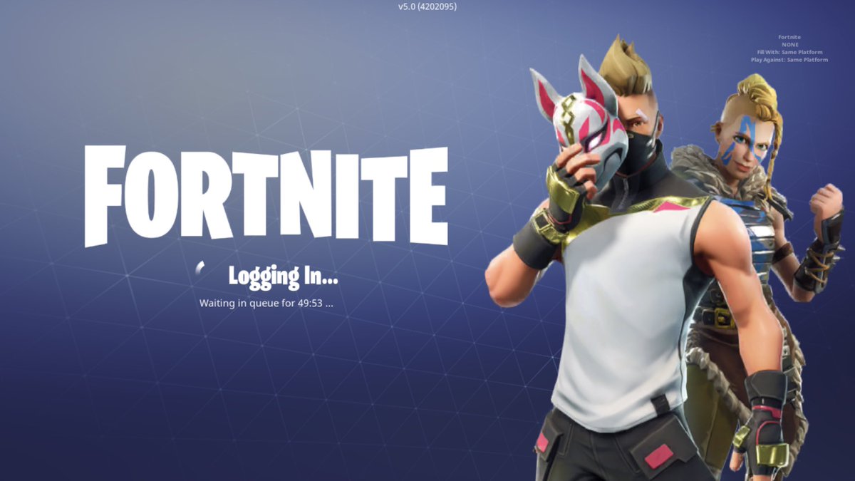 fortnite logging in forever - 4 replies 1 retweet 54 likes 4 replies 1 retweet 54 likes - fortnite logging in forever