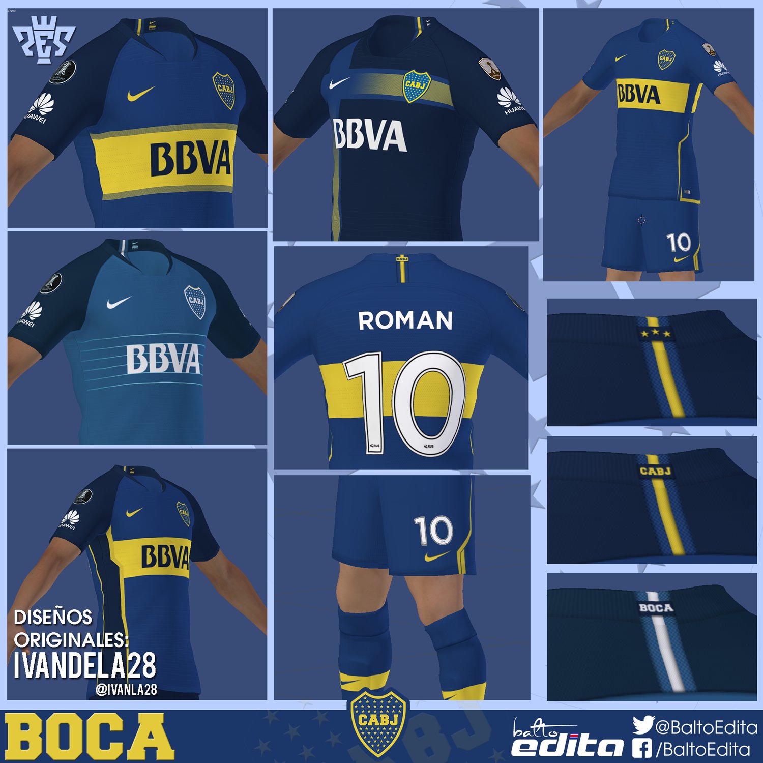 Uniforme de boca juniors para dream league soccer 2019 new arrivals