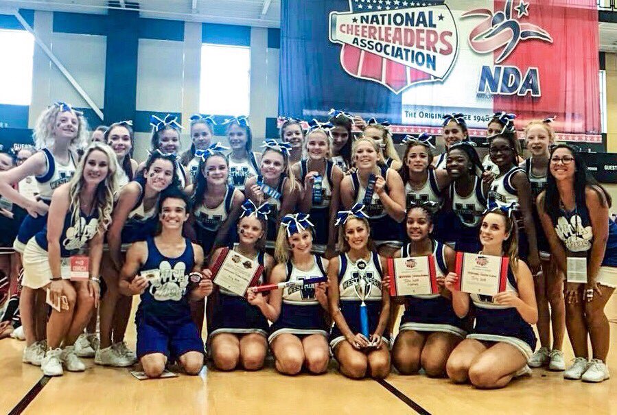 AthleticsWCA's tweet photo. Great NCA Camp for @WCAcheer The squad brought home a number of awards and recognitions. Looking forward to watching them this year. #GoCats https://t.co/9N5wKzICrG