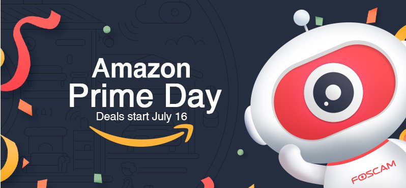 foscam's tweet image. #AmazonPrimeDay deals are heating up, are you ready for the crazy shopping day?!! From July 16 to July 17, biggest deals ever are offered for #Foscam security #cameras:#R4/ #R2/ #FI9900PR/ #FI9900PW/ #FI9928P. Don&apos;t miss it!!!