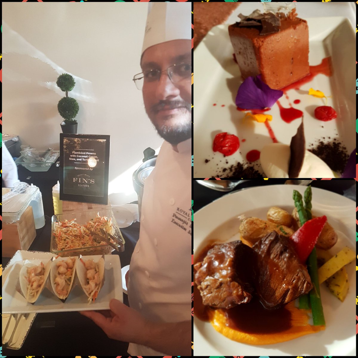 Thanks to our menu sponsors for annual @RoyalGlenora Hackers golf tournament <a href="/FinsSelect/">Fins Meat & Seafood</a> for the  Oysters Bar and prawn taco station.
 Thanks  <a href="/GFSEdmonton/">GFSEdmonton</a> for sponsoring the Albertabraised Shortrib. &amp; <a href="/ChefsWarehouse1/">The Chefs Warehouse</a> 4 chocolate for r RGCiezd "black forest"   <a href="/PawanjitSingh15/">Chef Pawanjit Singh CCC ,RSE</a>