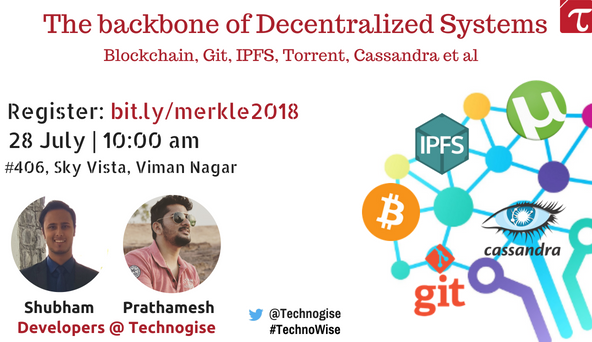 technogise's tweet image. linkedin.com/feed/update/ur…
Join #TechnoWise on 28 July at 10am to learn how #DistributedSystems address inefficiencies in basic activities like file sharing.... and many more...
Host: @technogise
Facilitators: @prathamsays &amp;amp; @shukla2512.
#merkletree #IPFS