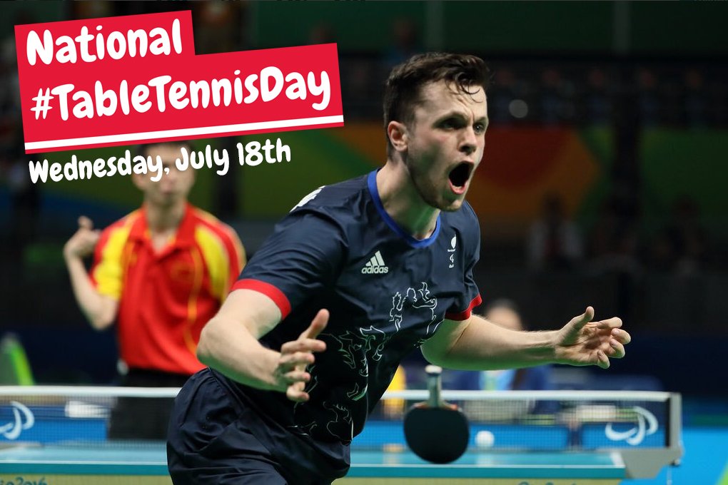 We just announced <a href="/TeamGB/">Team GB</a>'s Aaron McKibbin (<a href="/Kibsta91/">Aaron Mckibbin</a>) as our second athlete attending our national #tabletennisday showcase event. He'll be joining us and <a href="/MariaTsaptsinos/">Maria Tsaptsinos</a> in <a href="/intuMK/">nan rest.</a> in #MiltonKeynes on Wednesday, July 18th! <a href="/mkcouncil/">Milton Keynes City Council</a> #tabletennis 🏓