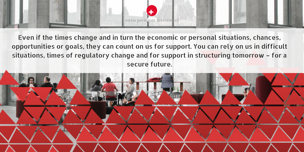 Swisspremiumin's tweet photo. Even if the times change and in turn the economic or personal situations, chances, #opportunities or goals, they can count on us for #support. 
#swissPremiumInvestment https://t.co/UX6qnBMz48