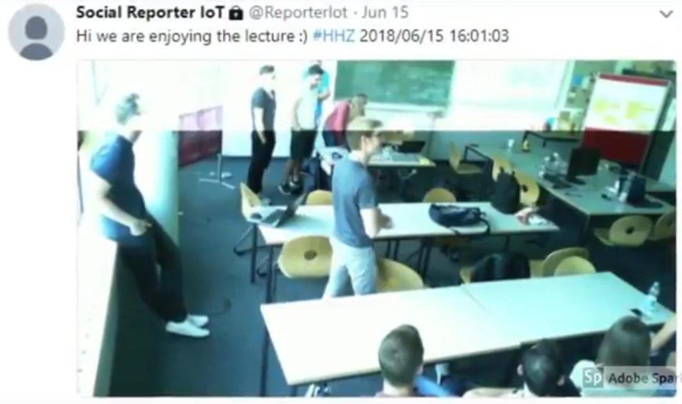 RTWIB_Decker's tweet photo. Wie schaut eigentlich eine IT Master Vorlesung @HHZ_BB aus? Darüber berichtet der Vorlesungsraum selbst als #SocialReporter. Studi Hackathon Projekt: https://t.co/cq0vqGtfgM @HS_Reutlingen https://t.co/wFkaT9IEl9