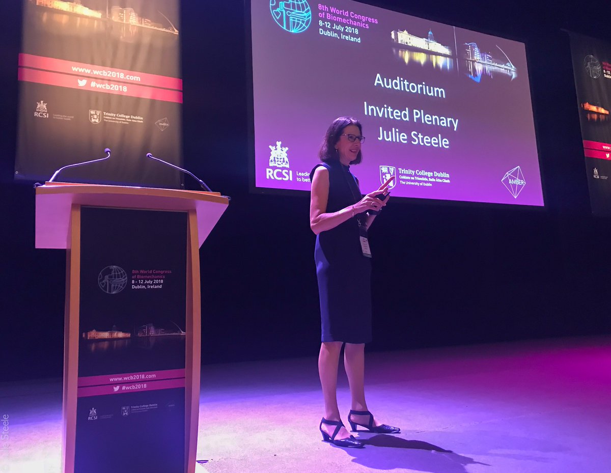 Emeritus Professor Julie Steele AM (@juliesteele6) on Twitter photo Honoured to present a final plenary talk <a href="/WCB2018/">WCB 2018</a>. Huge congratulations to <a href="/dannykelly1978/">Danny Kelly</a> & <a href="/fjobrien/">Prof. Fergal O'Brien</a> for such a successful event and truly showcasing the full breadth biomechanics research. Safe travels home all! #WCB2018 <a href="/uowresearch/">UOW Research</a> #BRLUOW Honoured to present a final plenary talk <a href="/WCB2018/">WCB 2018</a>. Huge congratulations to <a href="/dannykelly1978/">Danny Kelly</a> & <a href="/fjobrien/">Prof. Fergal O'Brien</a> for such a successful event and truly showcasing the full breadth biomechanics research. Safe travels home all! #WCB2018 <a href="/uowresearch/">UOW Research</a> #BRLUOW