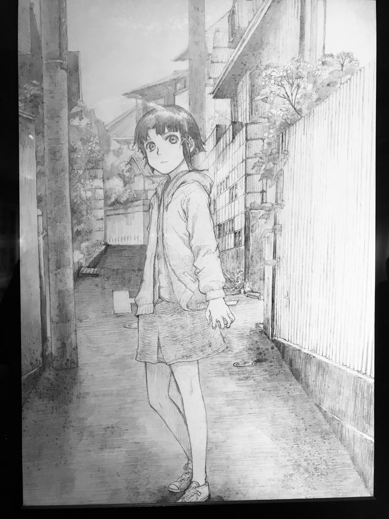 Hazimethuss 年越しの新規イラストのlainとか感動する 直筆イラストの相場ってわからないんだけど こんなするんだね ちょっと買ったろう って気持ちだったけど理解しがたかったので手が出せなかったです Lainth Serialexperimentslain 安倍吉