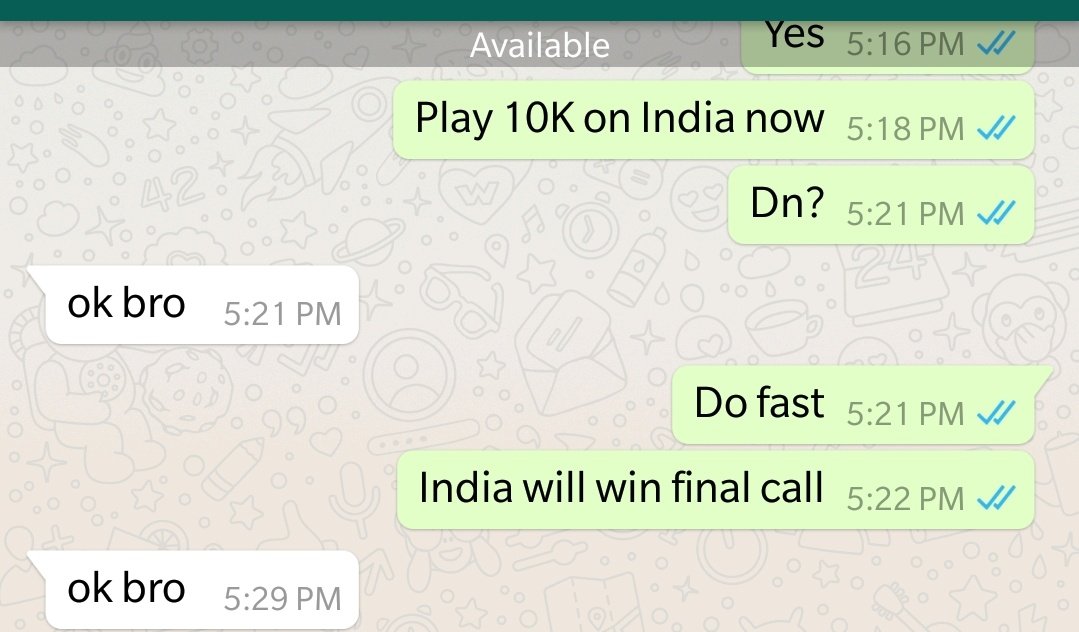 CricMarketLoad's tweet photo. BOOM
CONTACT ๐๐ป +19018058888
#CricketInsider #Original #Cricket #BettingTips #MarketLoad #Load #GT20 #INDvENG #ENGvIND #TNPL #TNPL2018 https://t.co/0rZJLM2v4V