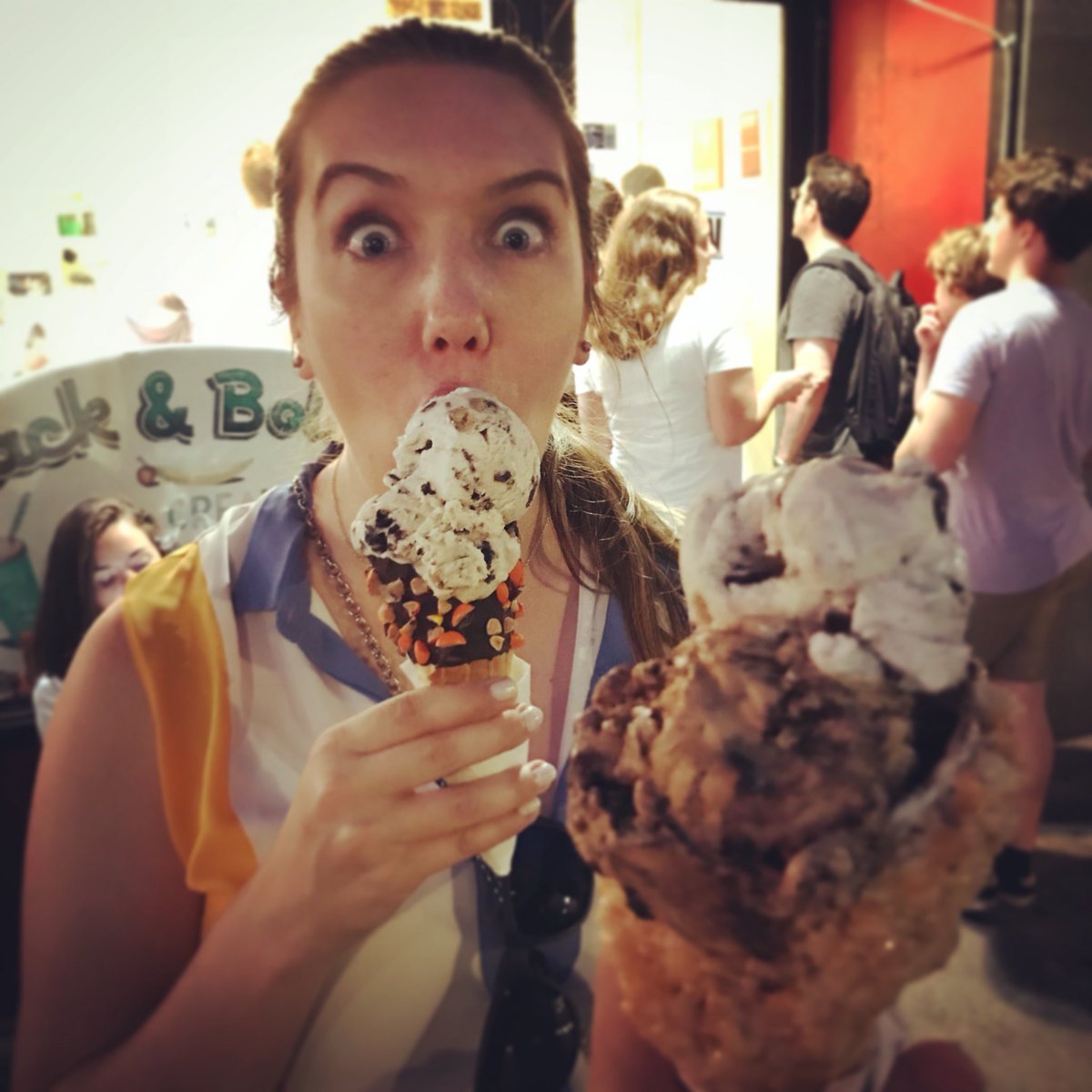 AdamDelRe's tweet image. Date night dessert, with this sweet thing 🍦 @NMGrabert