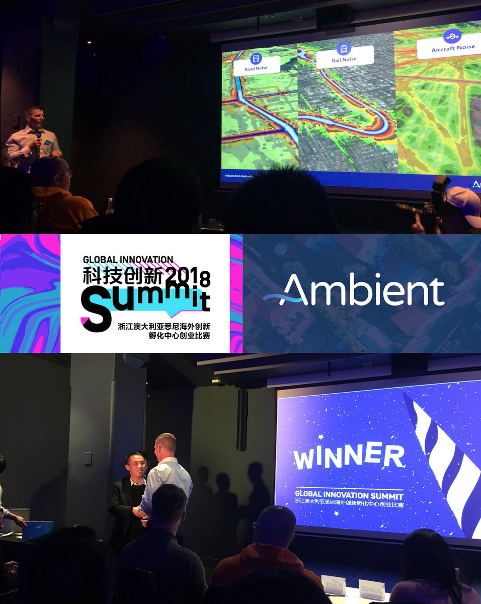 Great night Wednesday at the Sydney Zhejiang Global Innovation summit. Met some interesting start-ups and very happy to be awarded first place (people's choice) and second from the judges. Thanks G5 Innovation for the invite to such a great event.