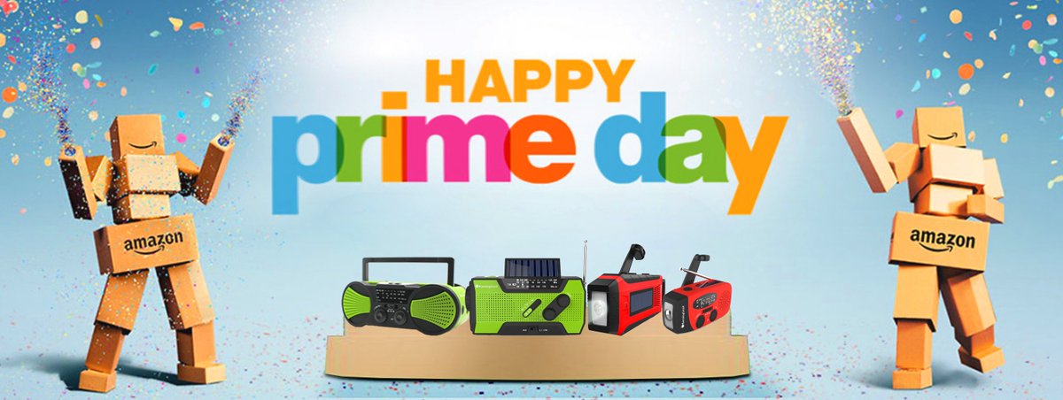 RunningSnailFan's tweet image. #Prime #Day #deal
MD-090 #NOAA #Weather #radio
On July 16th，15:55-21:55 PDT
Only 💞$17.9 💞, you will get a #emergency #solar #radio which worth 29.9 
Purchase address：a.co/bSjGotg
Welcome to collect and share😁😁