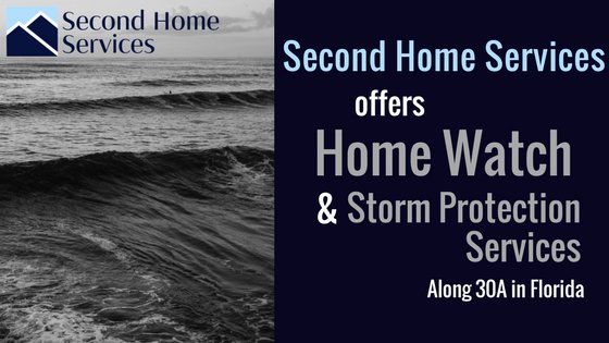 Second Home Services offers Home Watch &amp; Storm Protection Services. To learn more click here...buff.ly/2ravCqd #30a #stormprotectionservices