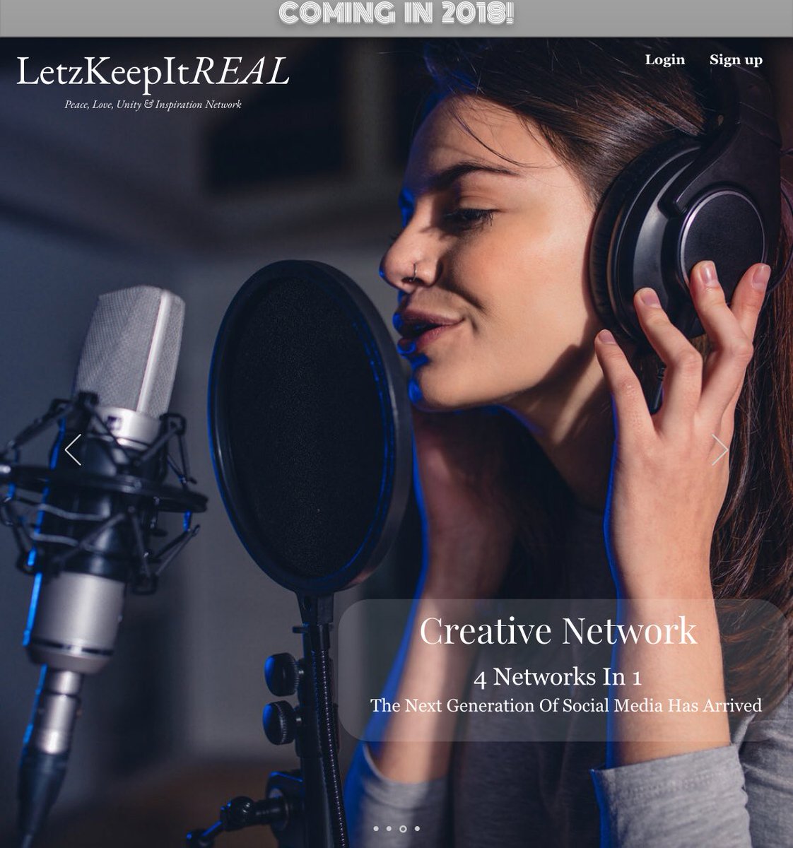 LetzKeepItReal's tweet image. LetzKeepItREAL Creative Network is coming in 2018! Can you sing,dance,act,or are you a model, journalist,artist or entertainer?  Do you just have a creative mind or a creative hobby that you would like to share with the world? LetzKeepItREAL Creative Network Is For YOU!
#Follow