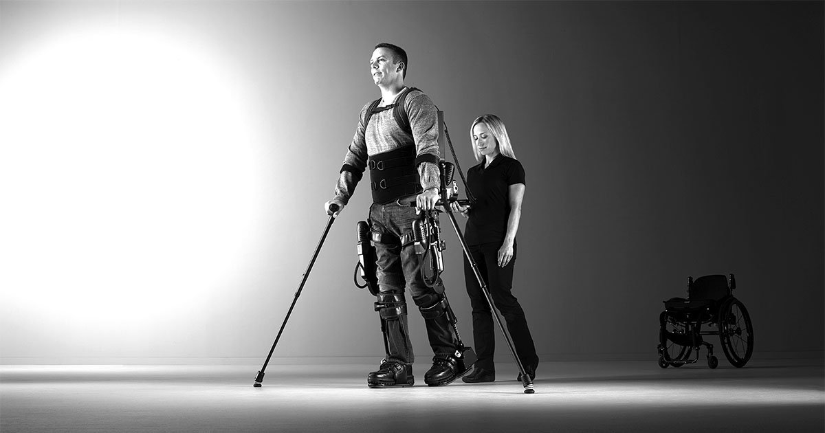 VodafoneIoT's tweet photo. Ekso Bionics improves patient mobility with @VodafoneIoT. We're helping connecting exoskeletons globally and track patient progress. Download the case study here: #healthcare #IoT @EksoBionics https://t.co/hZHENolXKJ https://t.co/yTw46S9YWA