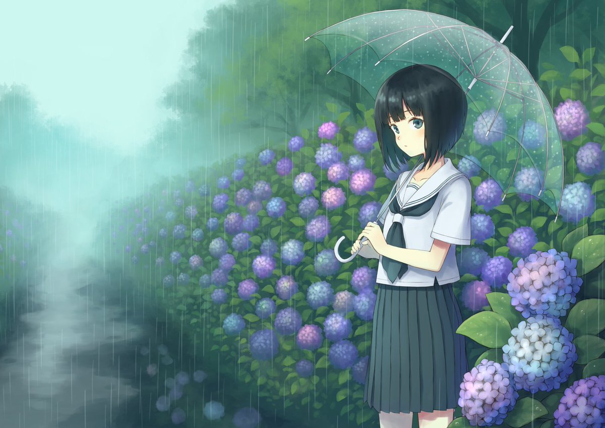 「#暑い夏がやって来たので青色か水色の画像を流してTLをひんやりさせる
好きな色だ」|104のイラスト