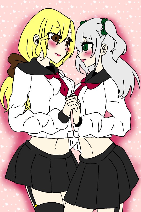 シロさんのツイート 百合のトレス素材置いておけば皆が百合のイラスト描いてくれるって聞いた トレス素材