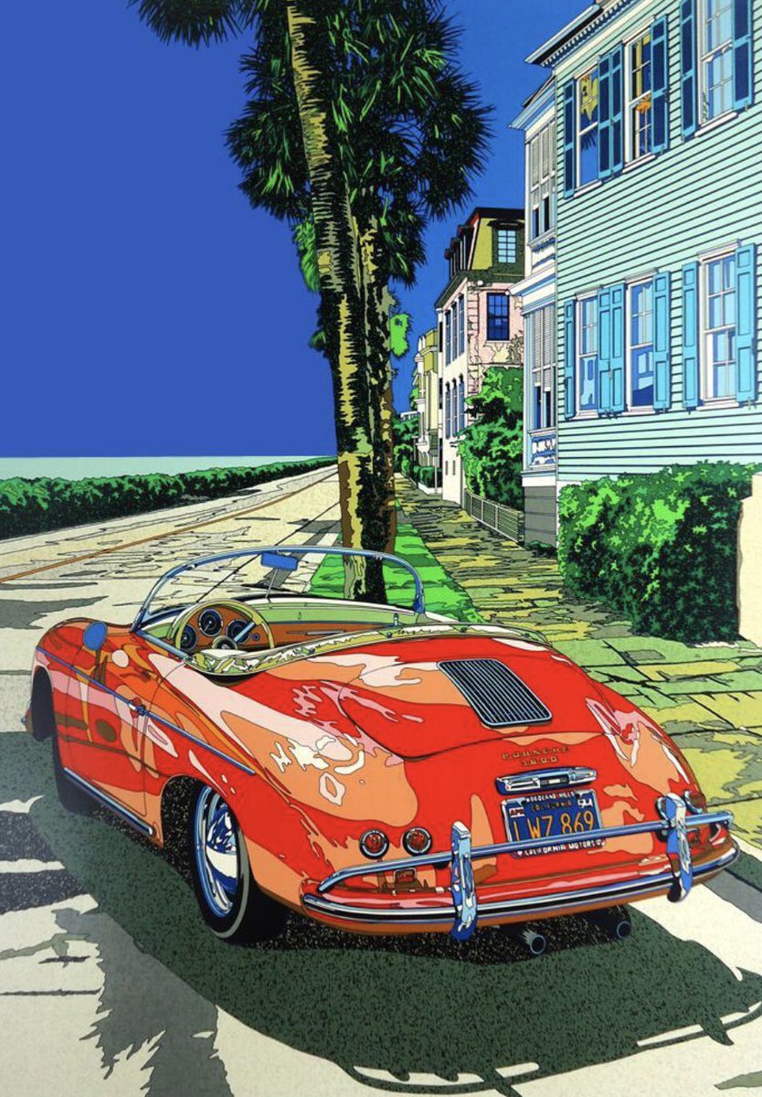 柏木のがんちゃん 夏になったら鈴木英人のポスターを飾るような生活がしたい 秋になったら江口寿史とか