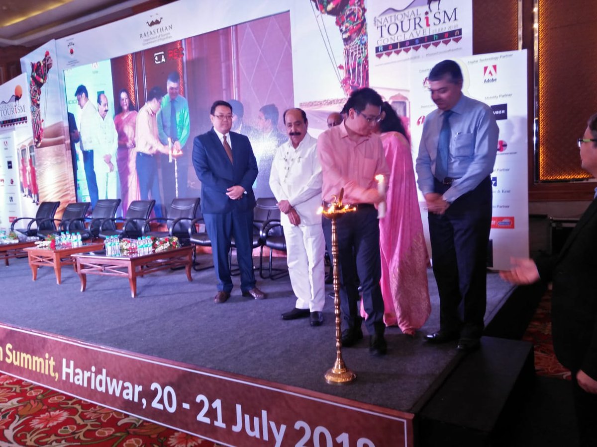 egovonline's tweet photo. Inauguration at #eletsTourism held today at Jaipur. 

@VasundharaBJP @kartiksharma0 @ArpitKGupta @tourismgoi 
@my_rajasthan https://t.co/mURF25JveG