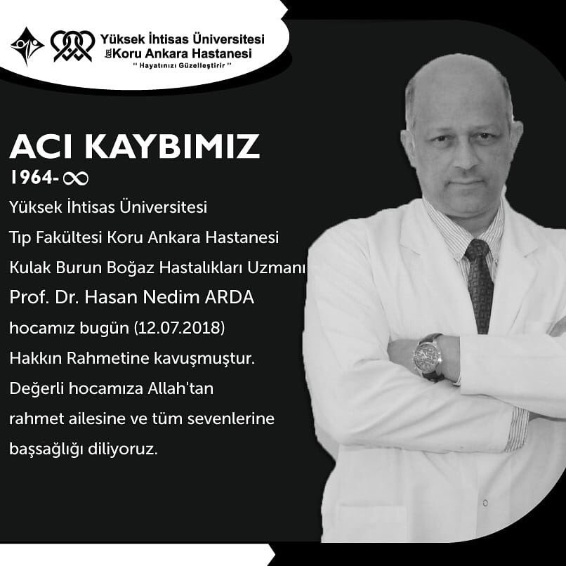 Nedim Arda Yi Kaybettik