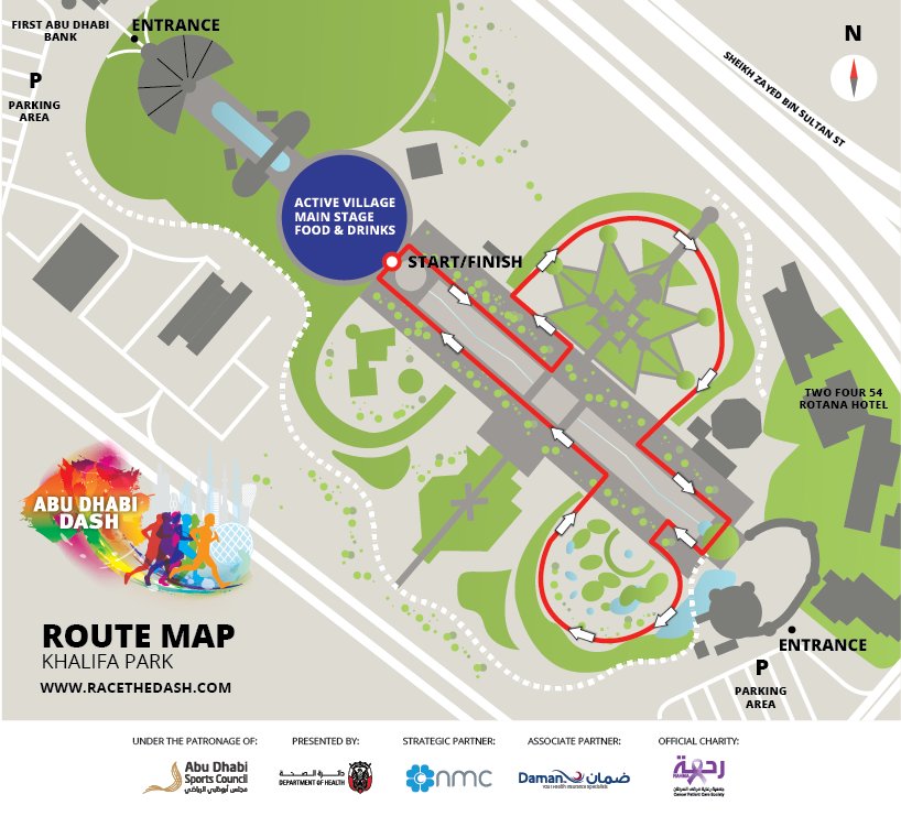 The venue and route are all set for the @AbuDhabuDash2018 don't miss the #earlybird rate which finishes at the end of next month. goo.gl/sP7a8X