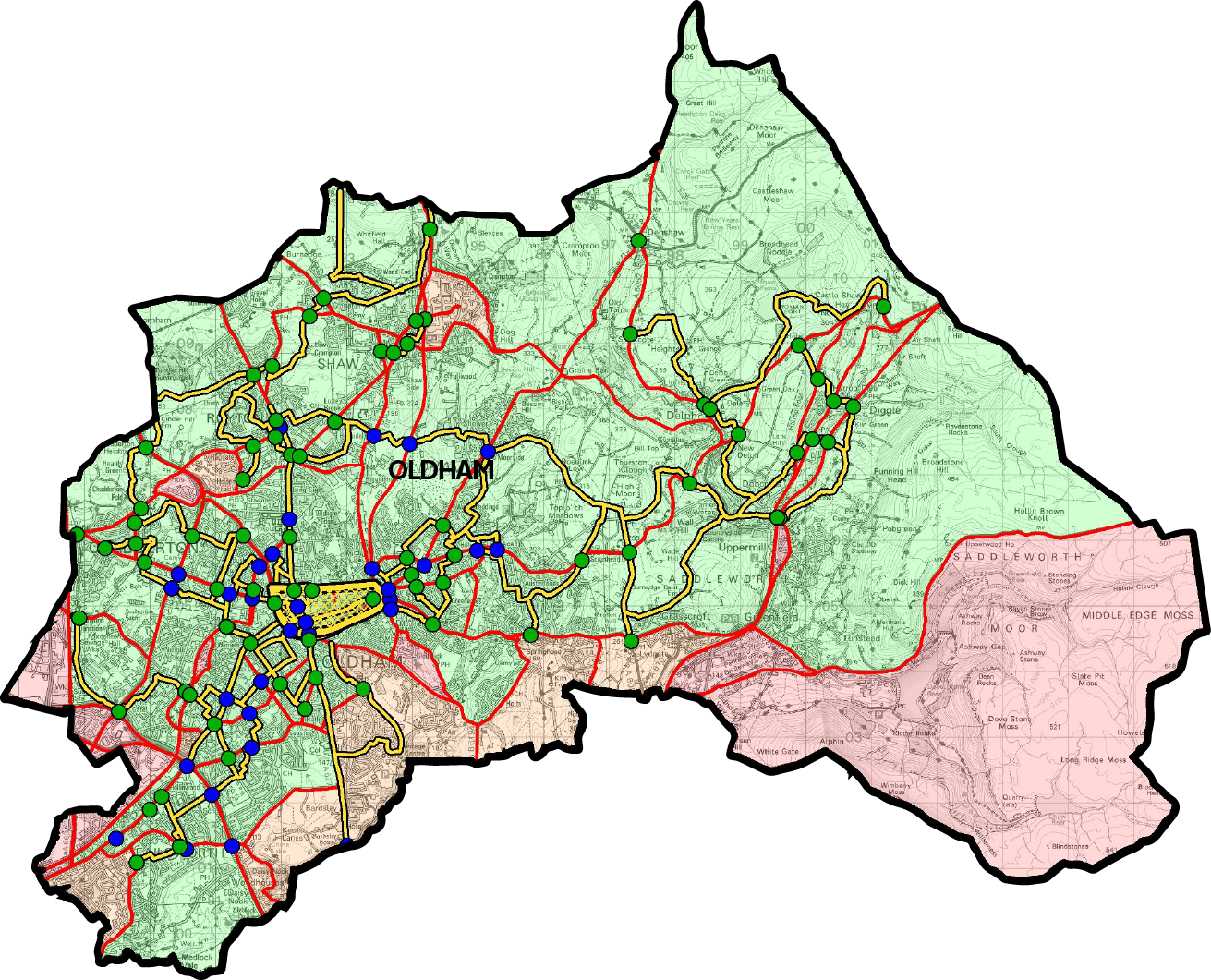 Map Of Oldham Borough Oldham Council On Twitter: "Find Out How #Beelines, The New Plan For Cycling And Walking Will Impact Your Area: Https://T.co/4Qt81Arwcj With £160 Million Of Investment Over The Next Four Years, It Will Map Of Oldham Borough Oldham Council On Twitter: "Find Out How #Beelines, The New Plan For Cycling And Walking Will Impact Your Area: Https://T.co/4Qt81Arwcj With £160 Million Of Investment Over The Next Four Years, It Will