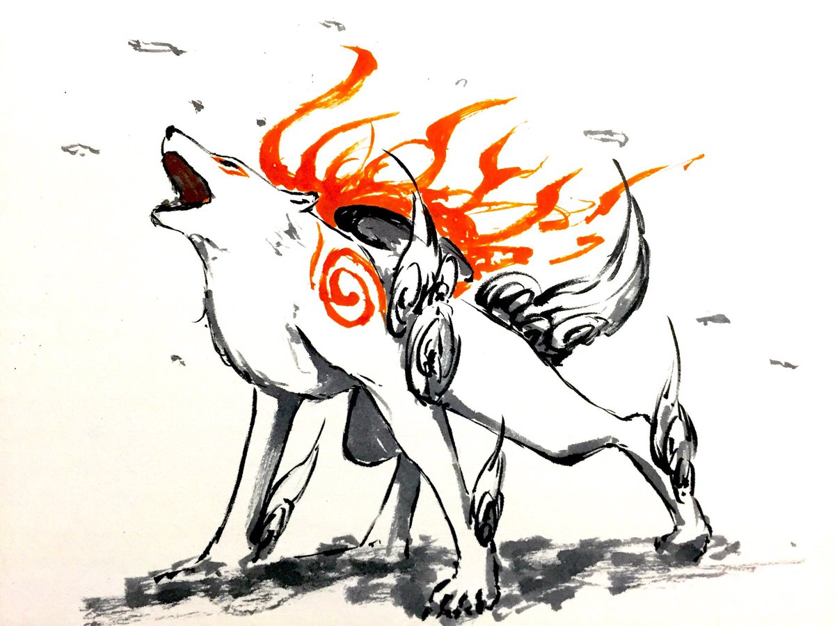 no humans wolf fire white background simple background animal solo  illustration images