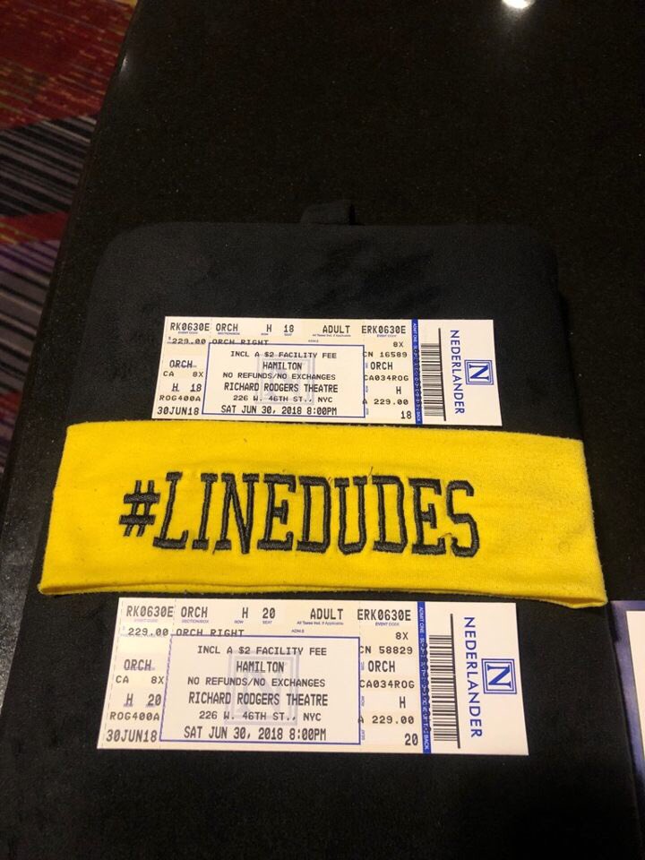 sold_inc's tweet photo. #ham4less success - #linedudes got our usual 9th row #orchestra right seats for a lovely mom & daughter from visiting from #tennessee - These could be YOUR seats for only $395 each. Hey #washingtondc #desmoines and #cleveland! Come see it here for HUNDREDS LESS! #Happy4thofJuly https://t.co/viYKKw5IVd