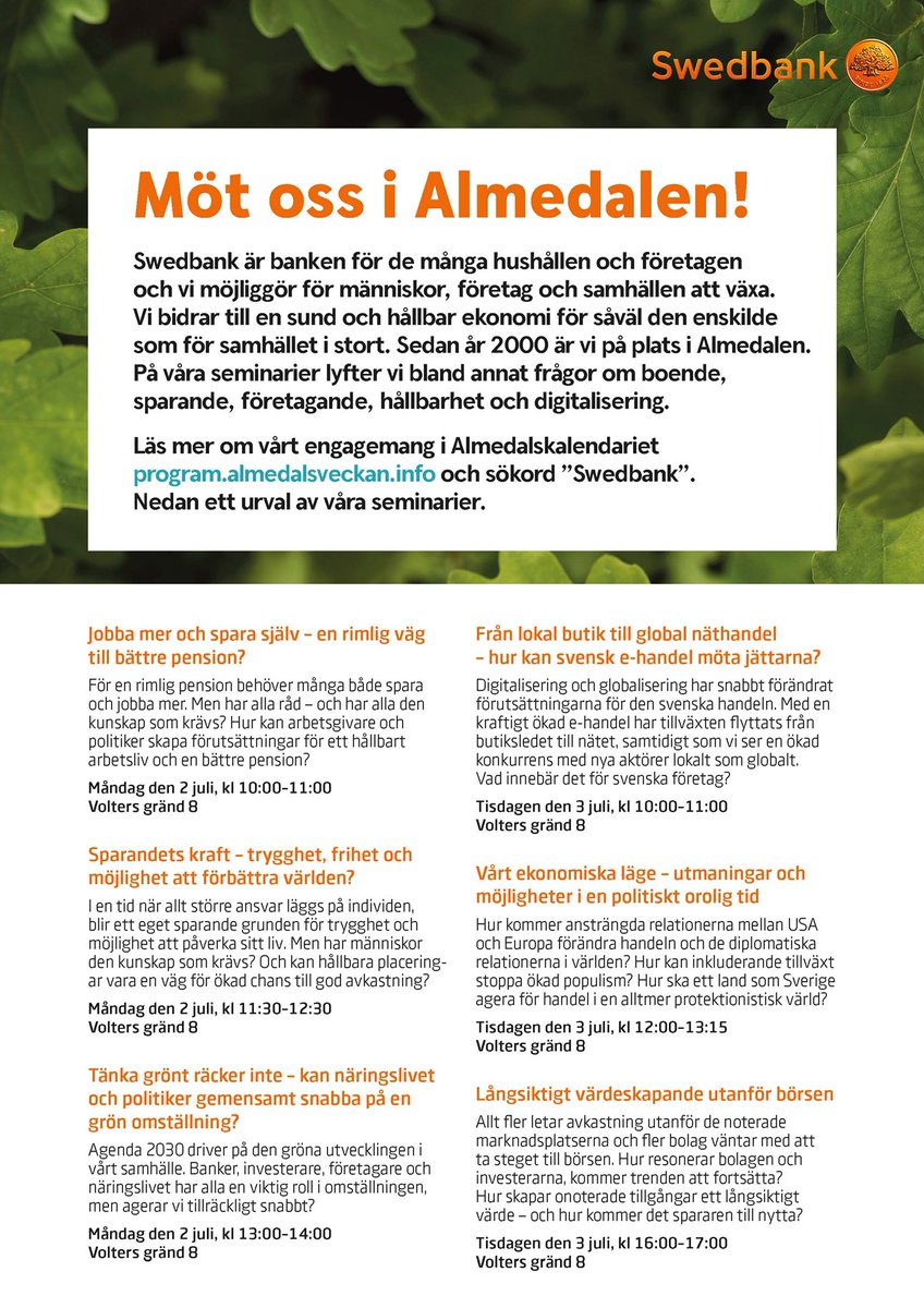 Swedbank Sverige tweet media
