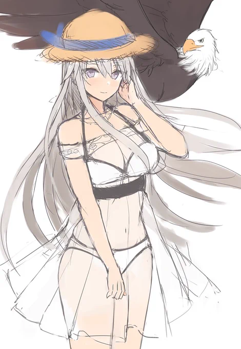 ティルピさんがLive2d付き(!)で実装されるのもあって、エンプラちゃんの水着スキンは割とノーチャンという現実にやっと向き合えたので悲しみに暮れながら自家発電イラスト用に願望をこねくり回していた 