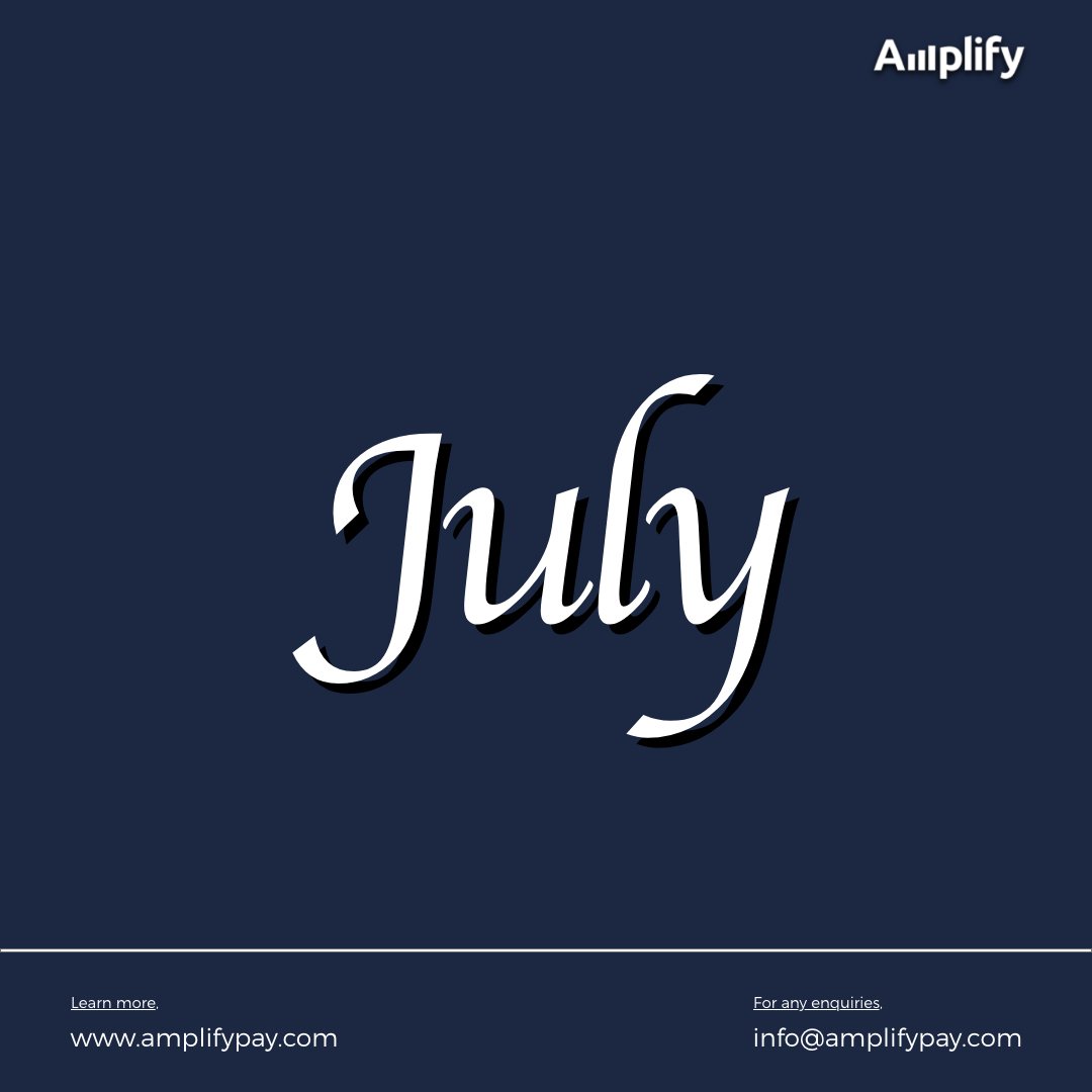 Happy new month! We hope you have a great time ahead. #Amplify