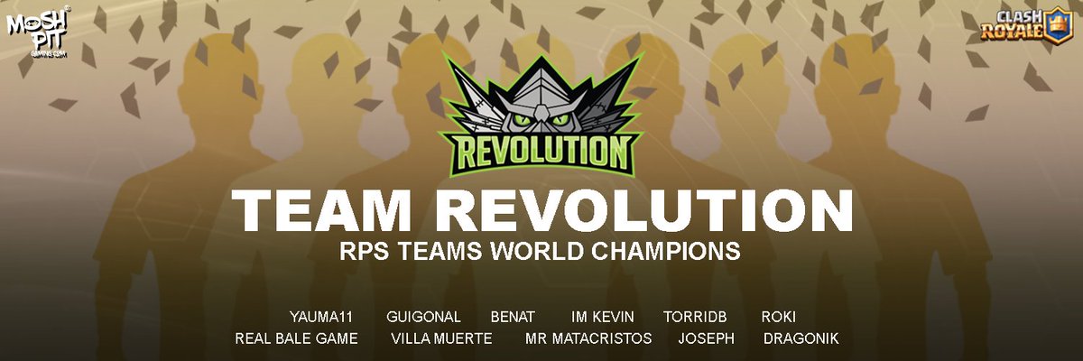 Congratulations to @TRevolution_CR, the new RPS Teams World Champions! Finished 4th in the Europa Finals to come back and bring the win home in the World Championship!

Honorable mention to <a href="/SandstormGG/">Sandstorm</a>, the World Championship Runner-up and Europa Champion, undefeated all season!