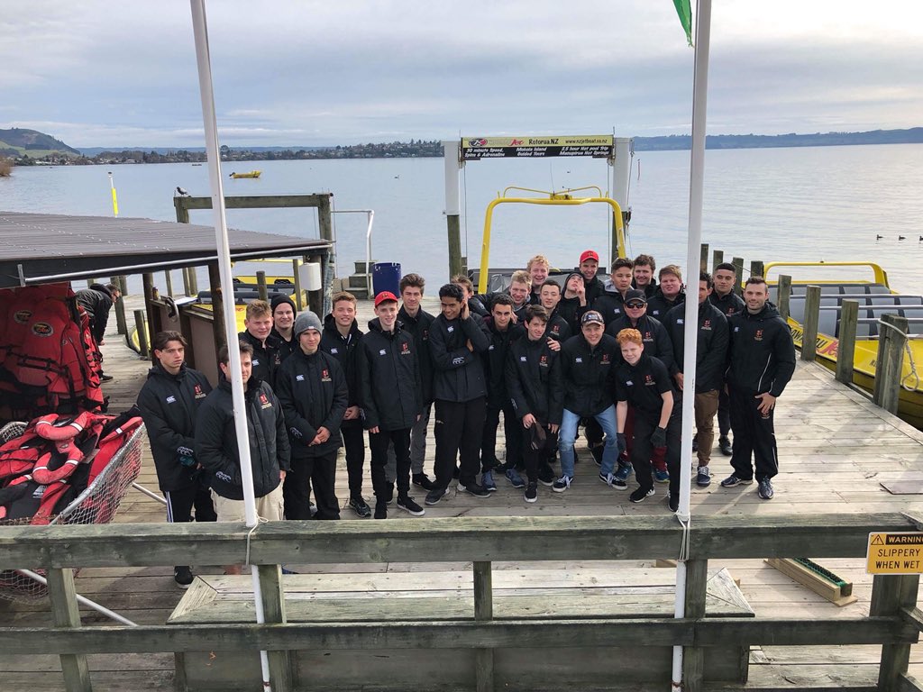 TerraceRugby's tweet photo. Day 1 of the U15 NZ tour wraps up at the @Mitai_Rotorua after a day of fun @SkylineRotorua Game 1 tomorrow against Hamilton Boys High School @TerraceSport @TerraceGym @GregoryTerrace1 https://t.co/uAJfSNwPi7