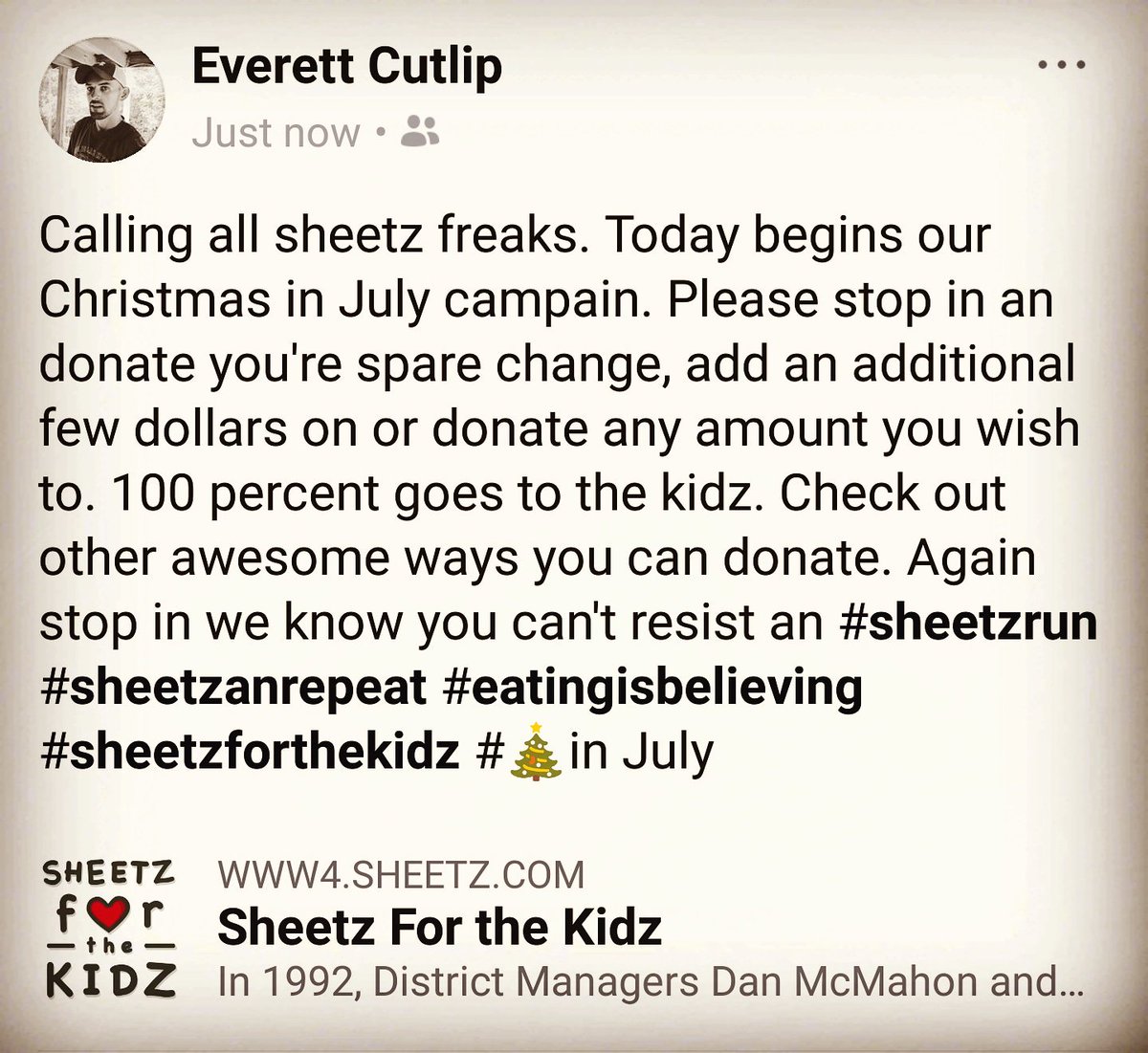 mistercutlip's tweet image. #donate #anyamounthelps #100percenttolocalkidz