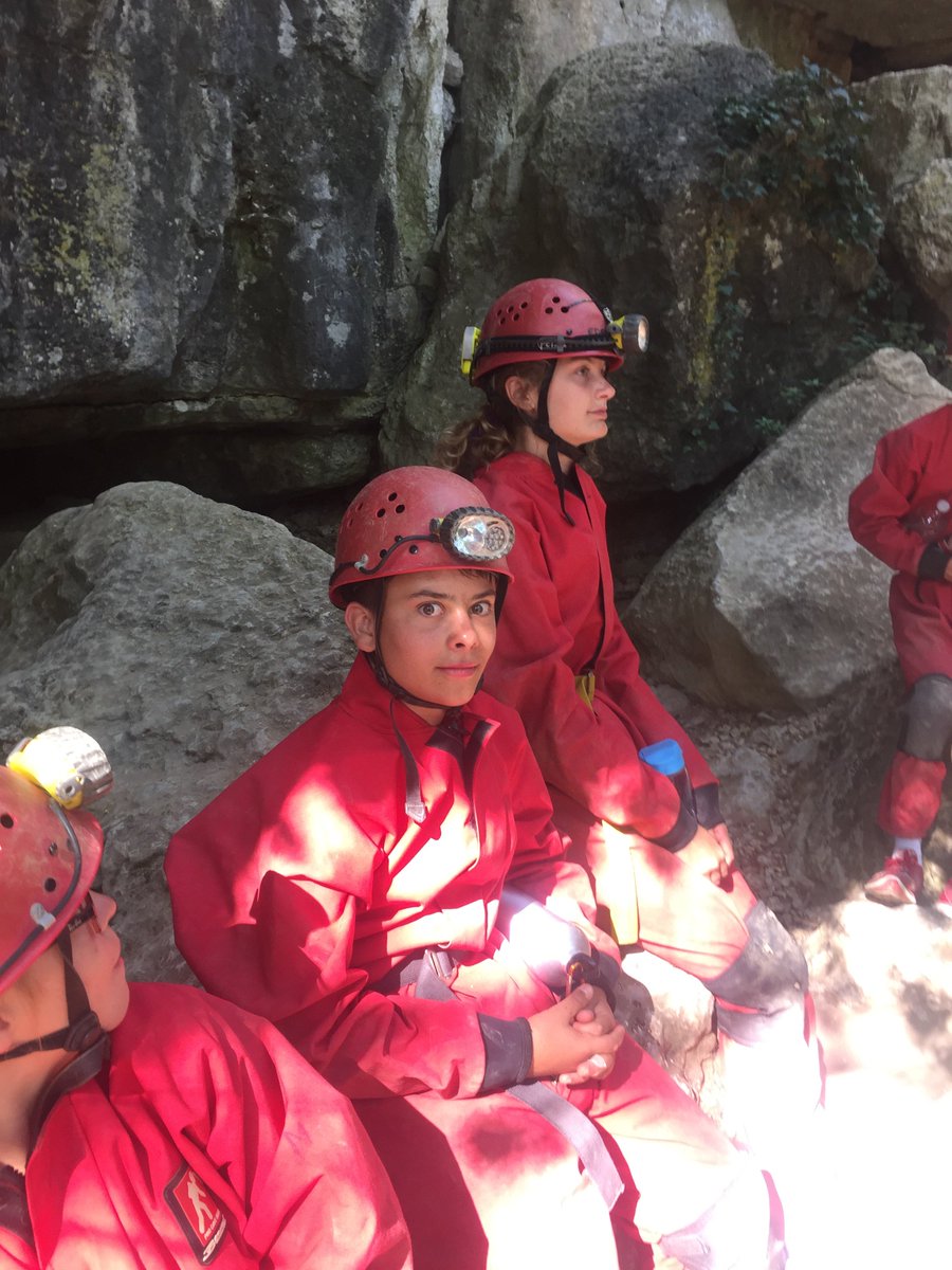 SHS_Swaffham's tweet photo. Caving before they went home 👷👷‍♀️ #Ardeche #SHS #caving #adventure #teamwork https://t.co/exxNJk2gCi
