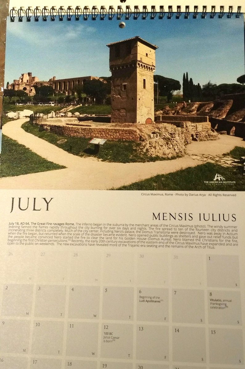 Mensis Julius. ♋ ♈ #July #RomanCalendar
