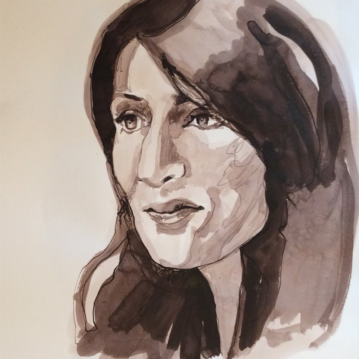barriart's tweet photo. Mona / poet / part of The Inky lemons illustrations 
#Inky #BigArtBoost #inkylemon #figurative #drawing #painting #poet #ArtEachDay #artists #bigart #londonart
#penandink #portraitart #illustration #artistsontwitter #twittart https://t.co/0Y3ekTbKKp