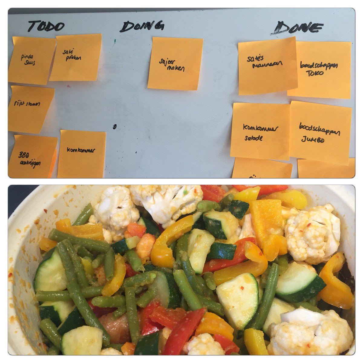momatwork's tweet photo. When your Product Owner asks if you can move every item back to the left: Redoing last week’s #BBQ. #sundayMorningCooking #withImprovements https://t.co/tv56MyV4sd